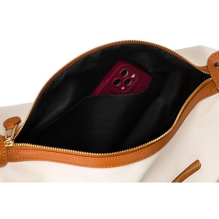 Torebka listonoszka, beżowa, Peterson