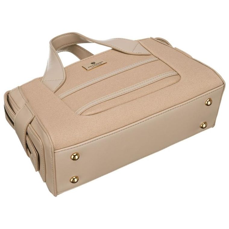 Torebka listonoszka, beżowa, Peterson