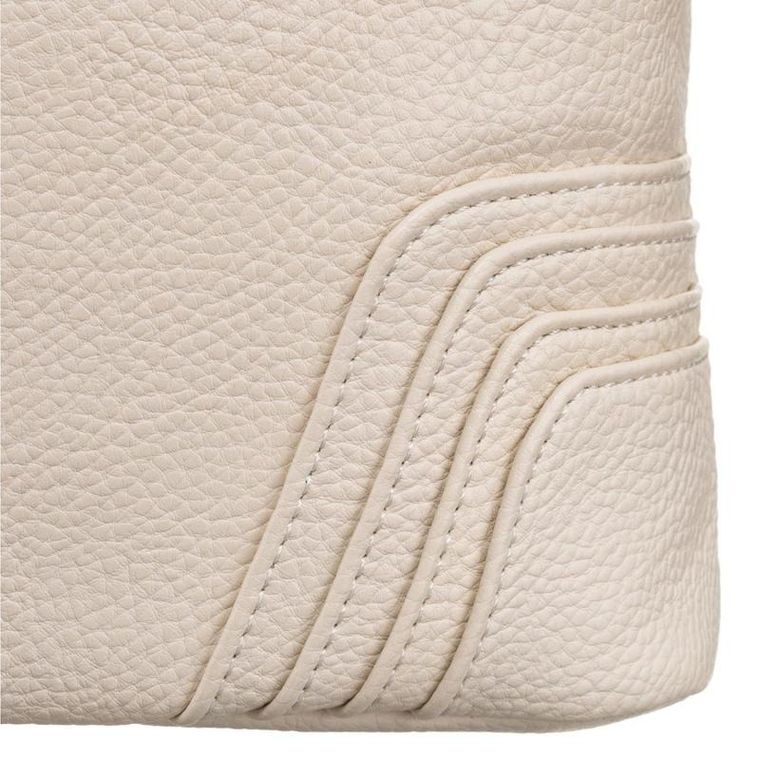 Torebka listonoszka, beżowa, skóra ekologiczna, Rovicky