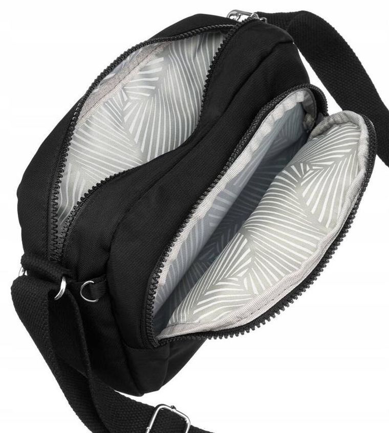 Torebka listonoszka, czarna, Peterson