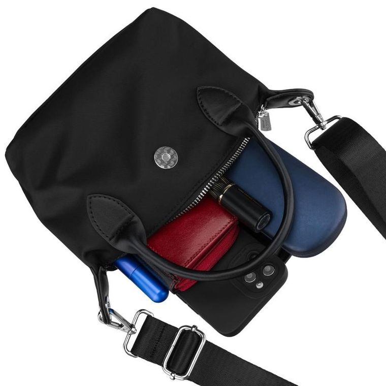 Torebka listonoszka, czarna, Peterson