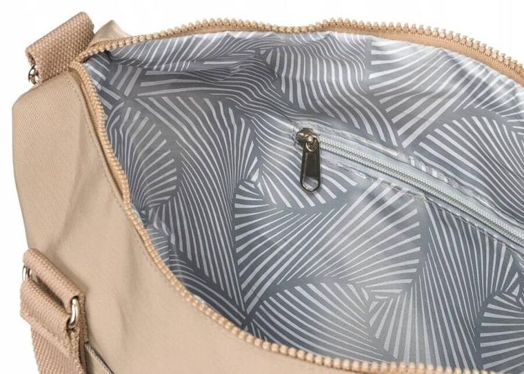 Torebka shopper, beżowa, Peterson