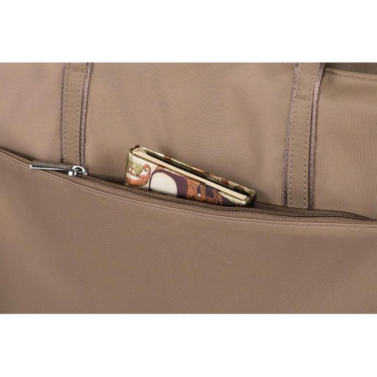 Torebka shopper, beżowa, Peterson