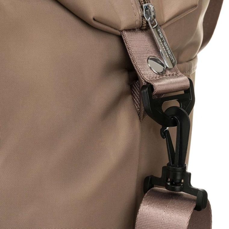 Torebka shopper, beżowa, Peterson