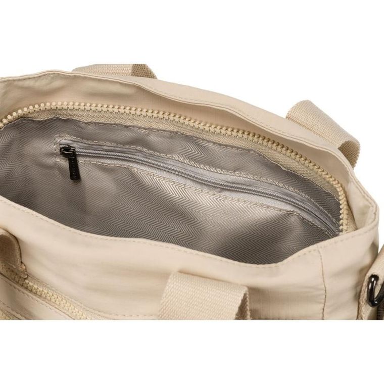 Torebka shopper, beżowa, Peterson