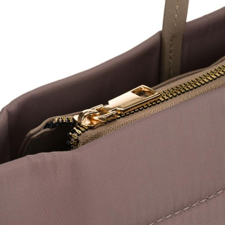 Torebka shopper, beżowa, Peterson