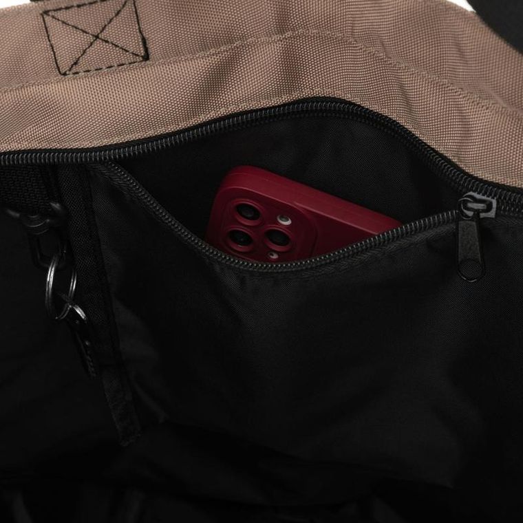 Torebka shopper, beżowa, Peterson