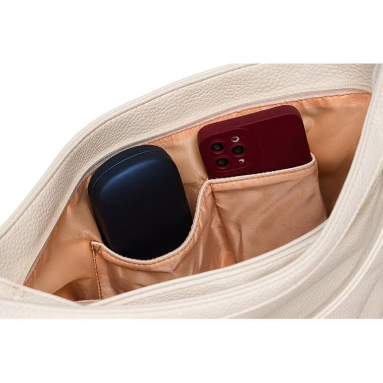 Torebka shopper, beżowa, Rovicky