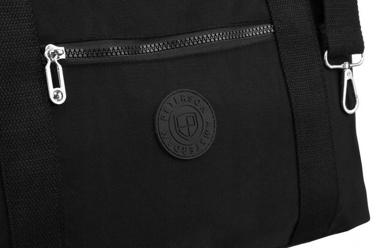 Torebka shopper, czarna, Peterson