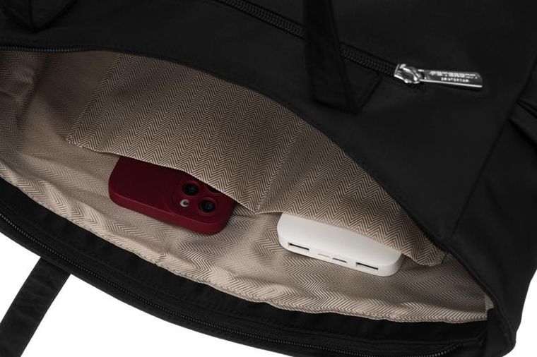 Torebka shopper, czarna, Peterson