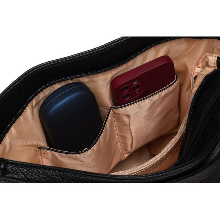 Torebka shopper, czarna, Rovicky