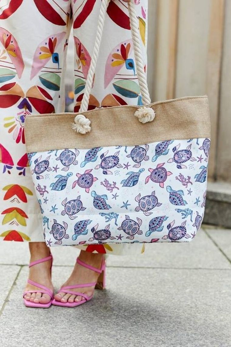 Torebka shopper, mix, plażowa