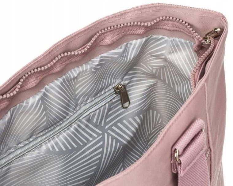 Torebka shopper, różowa, Peterson