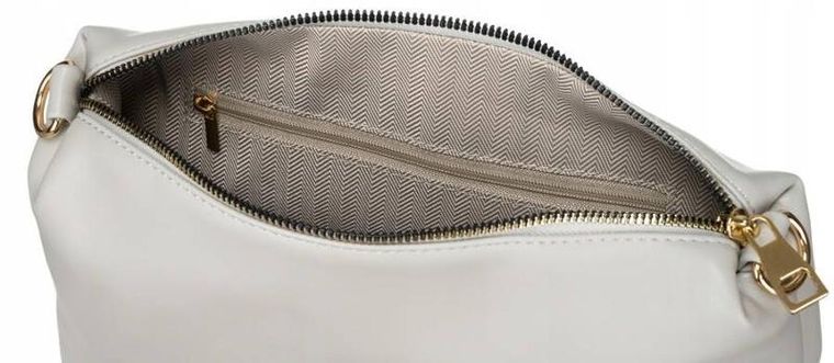 Torebka shopper, szara, 2w1, skóra ekologiczna, Rovicky