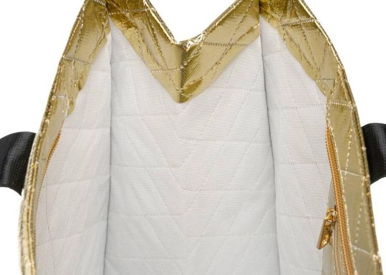 Torebka shopper, złota, Peterson