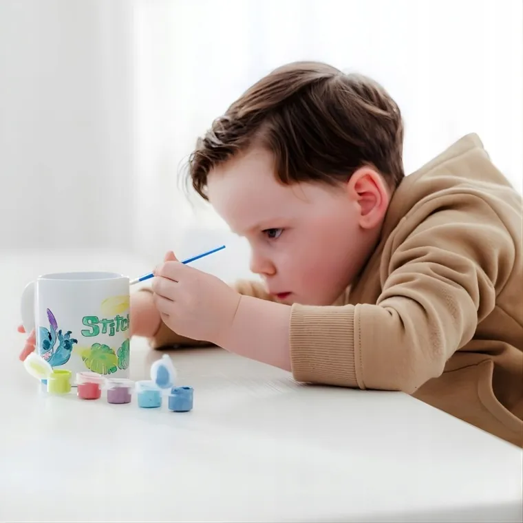 Totum, Lilo i Stitch, pomaluj swój kubek, zestaw kreatywny
