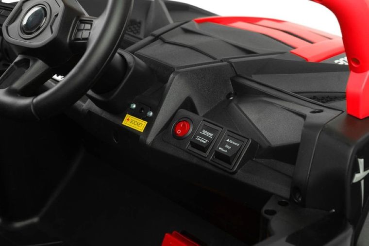 Toyz, Axel, pojazd na akumulator, czerwony