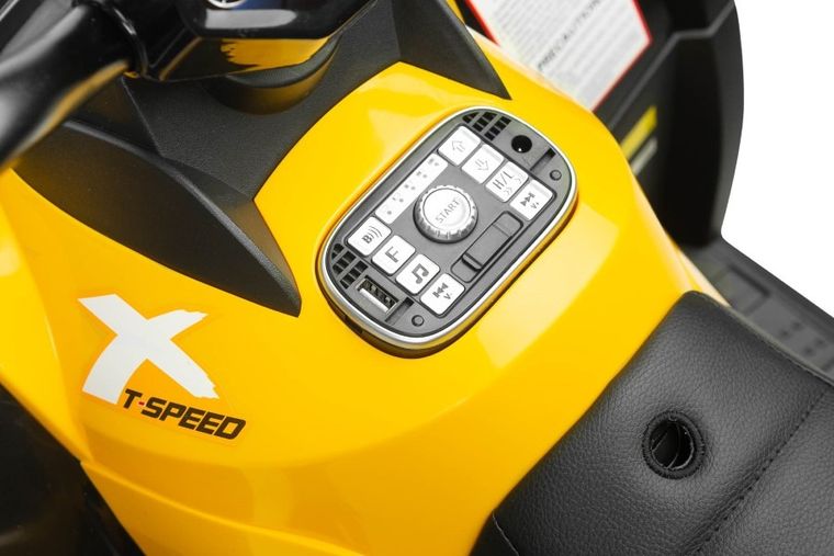 Toyz, Rush, pojazd na akumulator, yellow