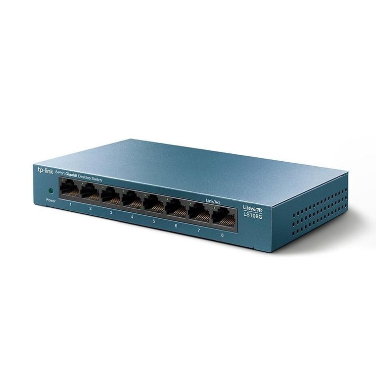 TP-Link, switch, TL-LS108G (8x 10/100/1000Mbps)
