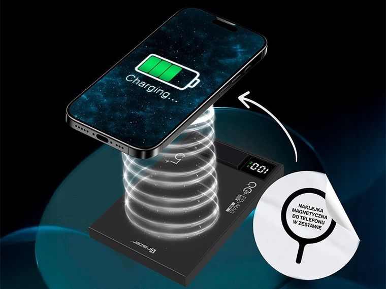 Tracer, powerbank, AIRMAG1, 5000MAH, PD20W+15W, MAG