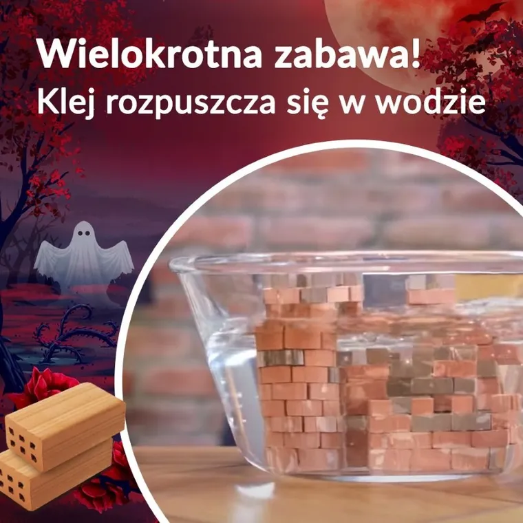 Trefl, Buduj z cegły, Halloween, Straszny Dwór, klocki konstrukcyjne, 220 elementów