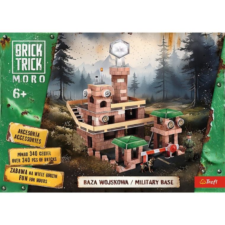 Trefl, Buduj z cegły, Moro, Baza wojskowa, zestaw kreatywny, 340 elementów