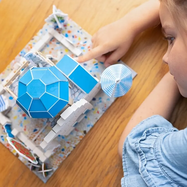 Trefl, Buduj z cegły, Santorini, zestaw kreatywny, 210 elementów