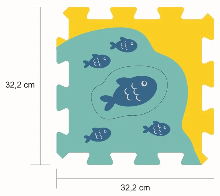 Trefl, Moja Pierwsza Puzzlopianka, Łączka, 9 elementów