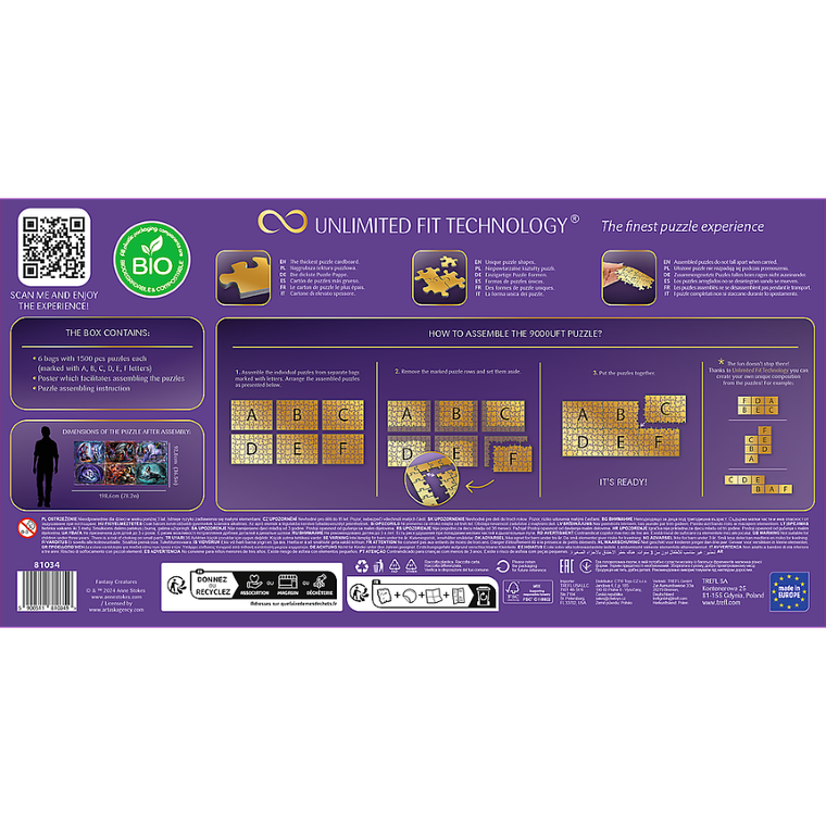 Trefl, Prime UFT, Anne Stokes With Fee, puzzle, 9000 elementów