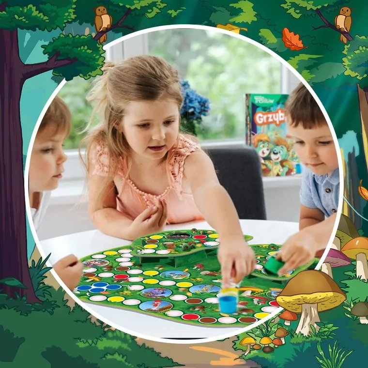 Trefl, Rodzina Treflików, Grzybobranie, gra familijna 3D