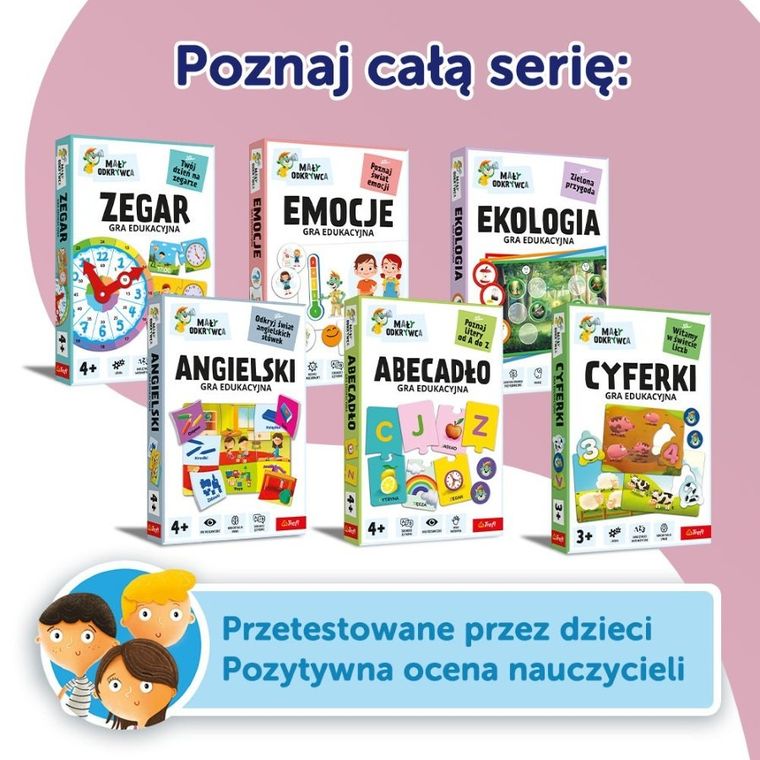 Trefl, Rodzina Treflików, Mały Odkrywca, Dodawanie, gra edukacyjna