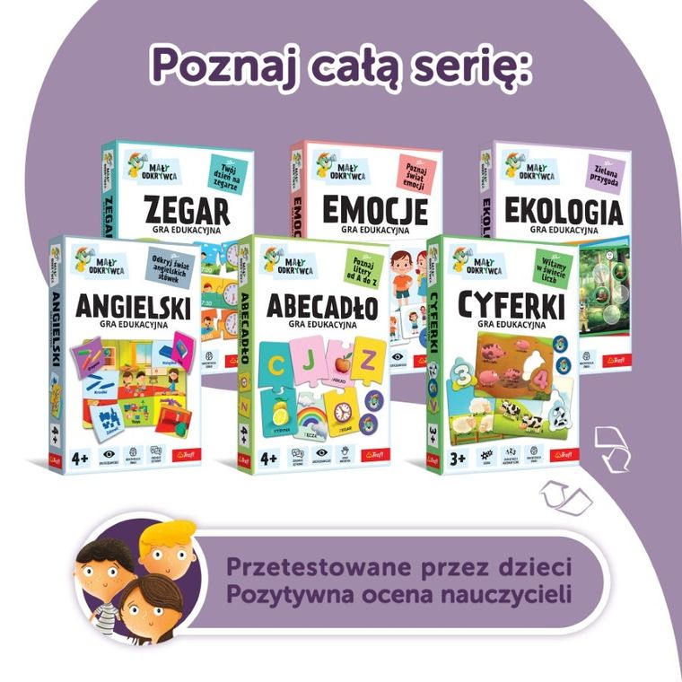 Trefl, Rodzina Treflików, Mały Odkrywca, Ekologia, gra edukacyjna