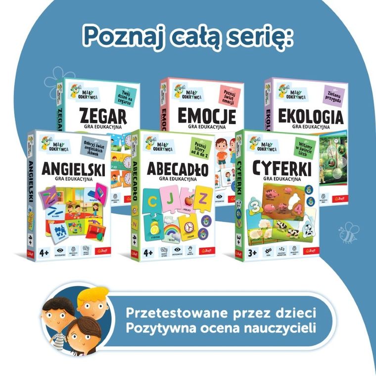 Trefl, Rodzina Treflików, Mały Odkrywca, Skojarzenia, gra edukacyjna