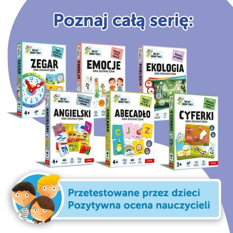 Trefl, Rodzina Treflików, Mały Odkrywca, Świat, gra edukacyjna