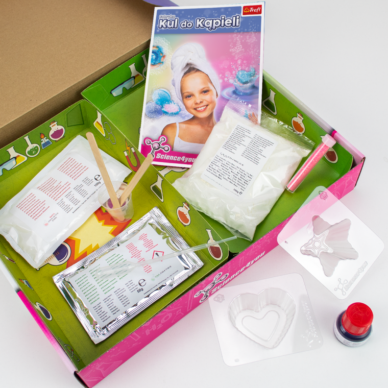 Trefl, Science4You, Fabryka kul do kąpieli, zestaw L