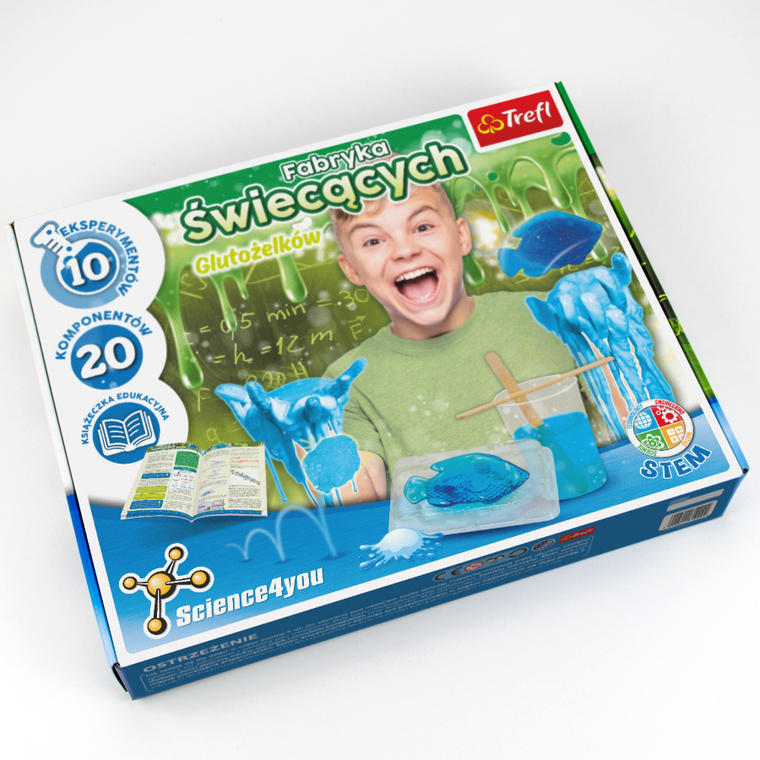 Trefl, Science4You, Fabryka świecących Glutożelków, zestaw L