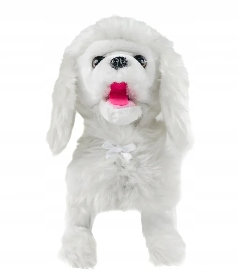 Trifox, pies pudel na smyczy, zabawka interaktywna