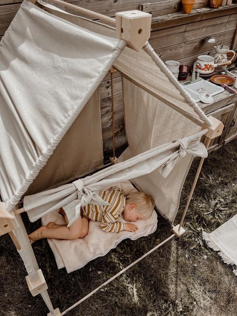 Trigonos, Maxi Trigonos Kernel Kreema, drewniane klocki konstrukcyjnem, 44 elementy