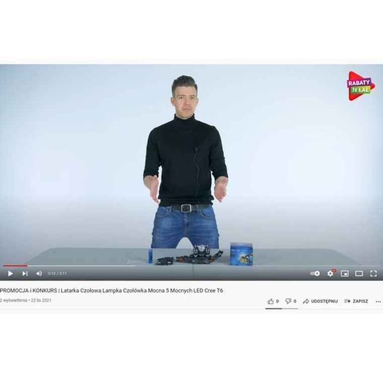 Trizand, latarka czołowa 5xLED