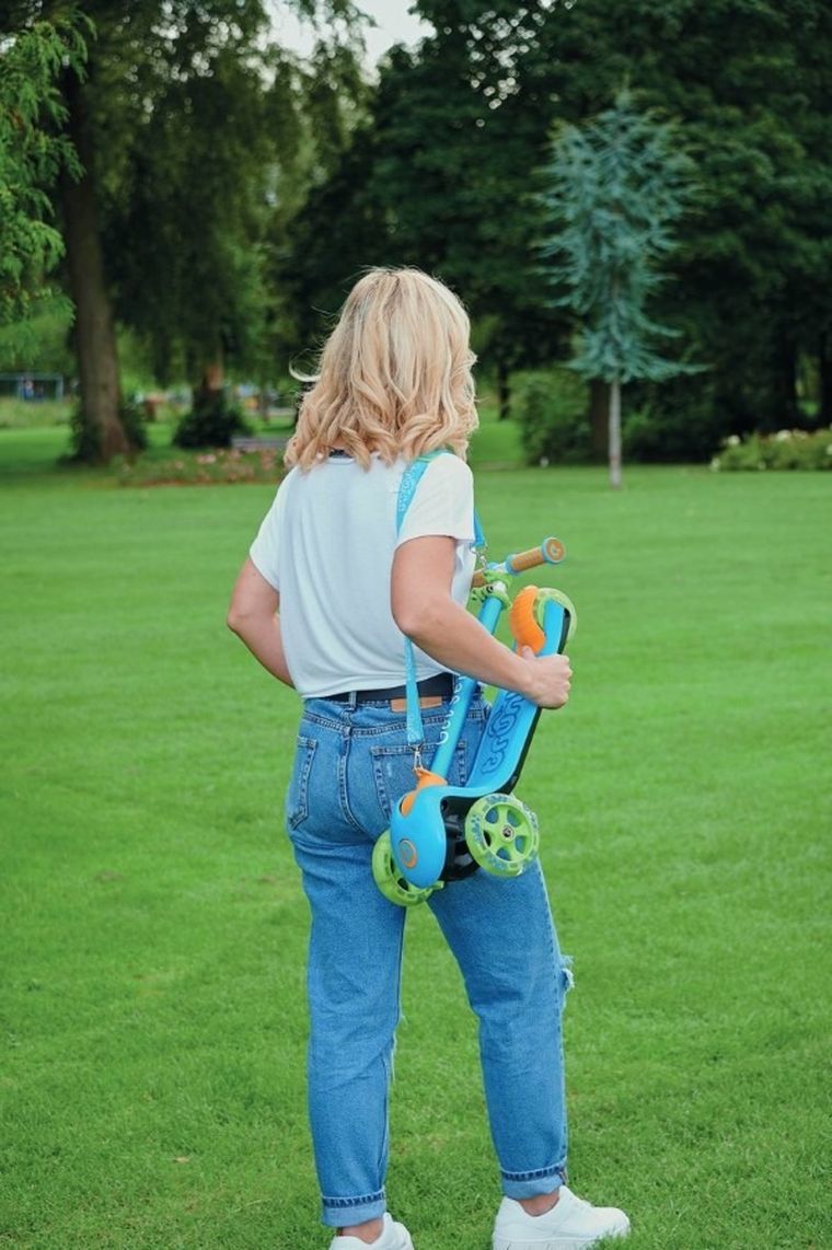 Trunki, składana hulajnoga, niebieska, mała