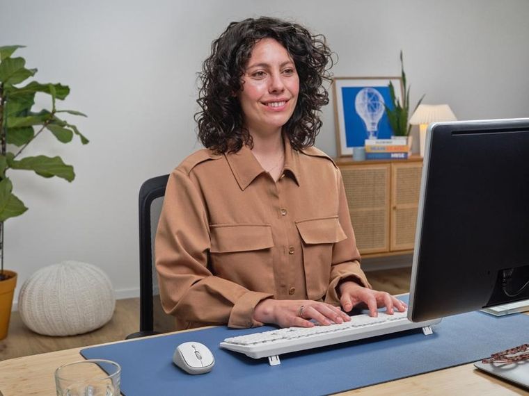 Trust, Ody II, zestaw klawiatura + mysz, bezprzewodowa, biała