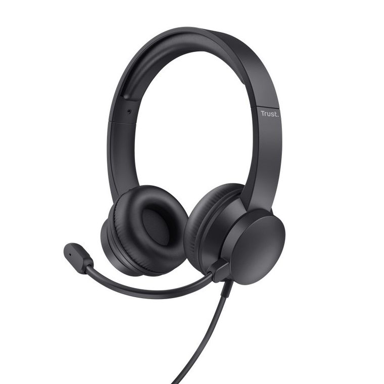 Trust, słuchawki, Trust HS-150, black