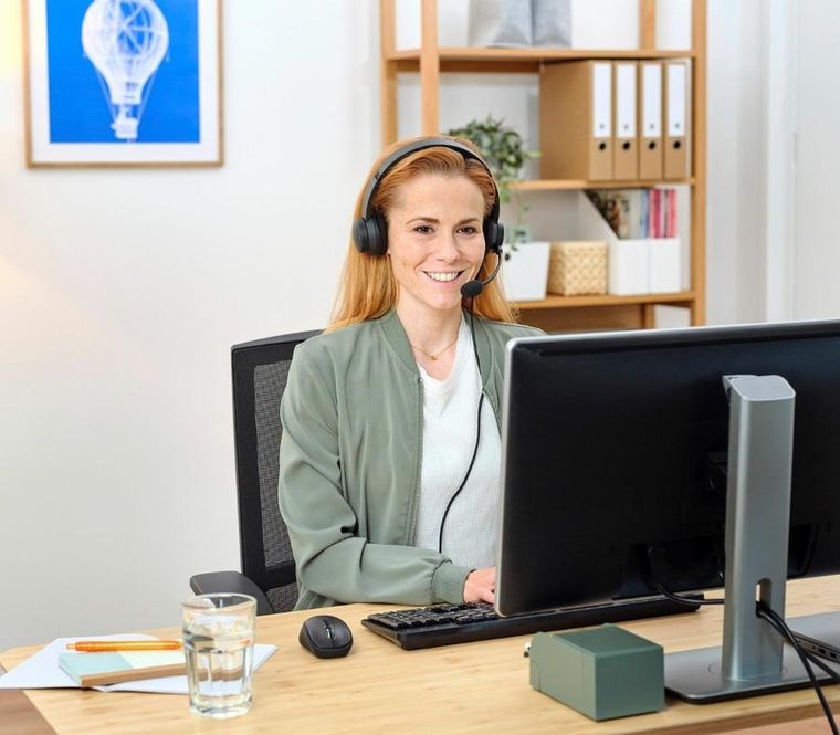 Trust, zestaw słuchawkowy, Trust HS-260 ENC, Black