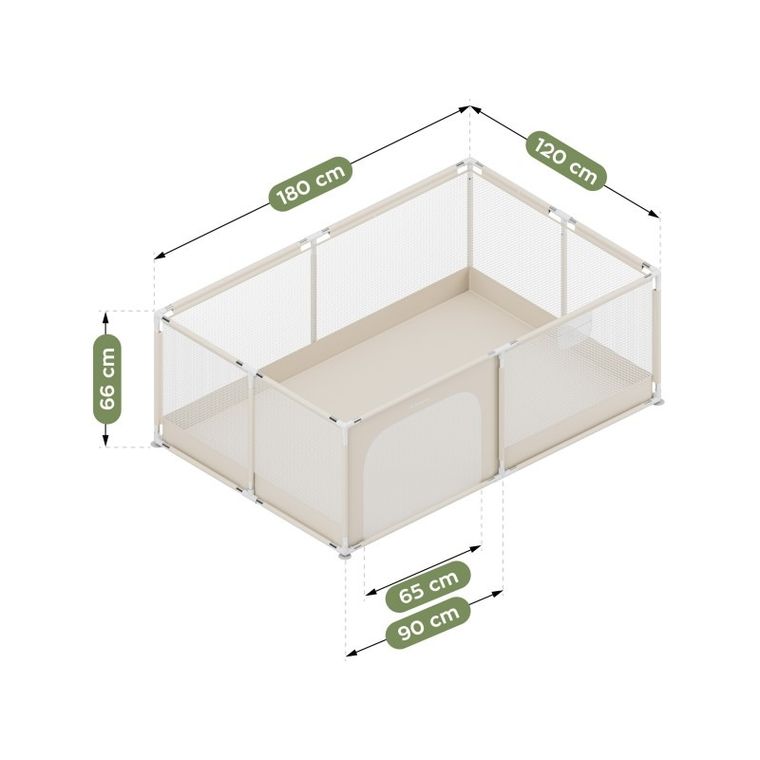 Tulano, Cozy 22, kojec dziecięcy, beige, 180 cm