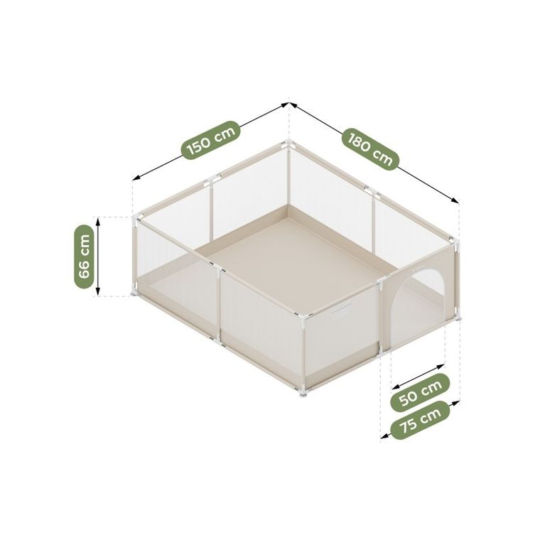 Tulano, Cozy 25, kojec dziecięcy, beige, 150 cm