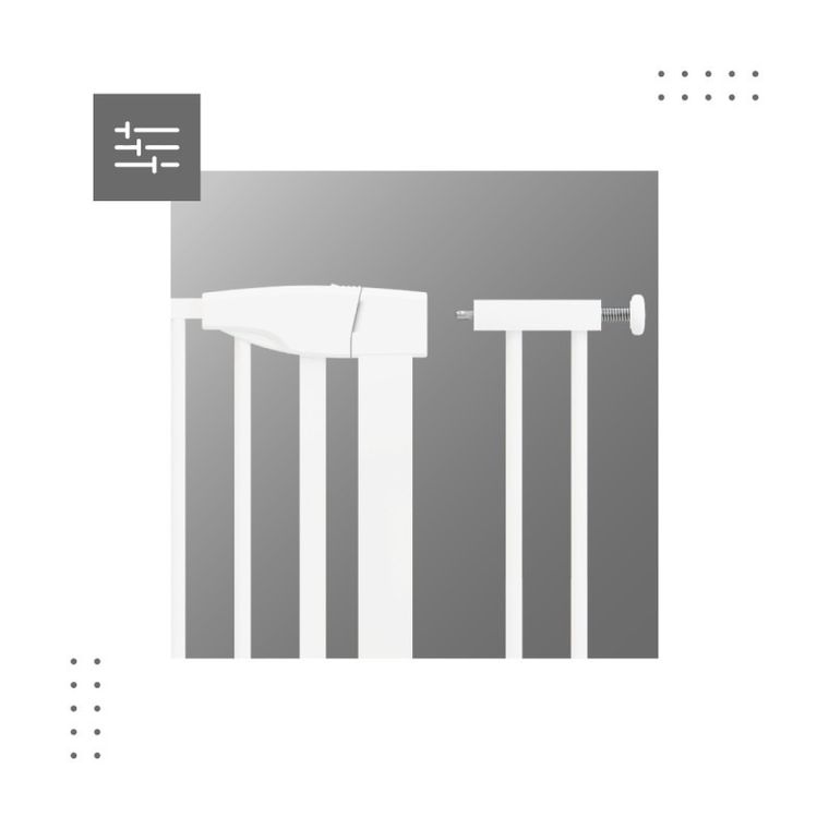 Tulano, Guardian 3.5, barierka zabezpieczająca, rozporowa, white