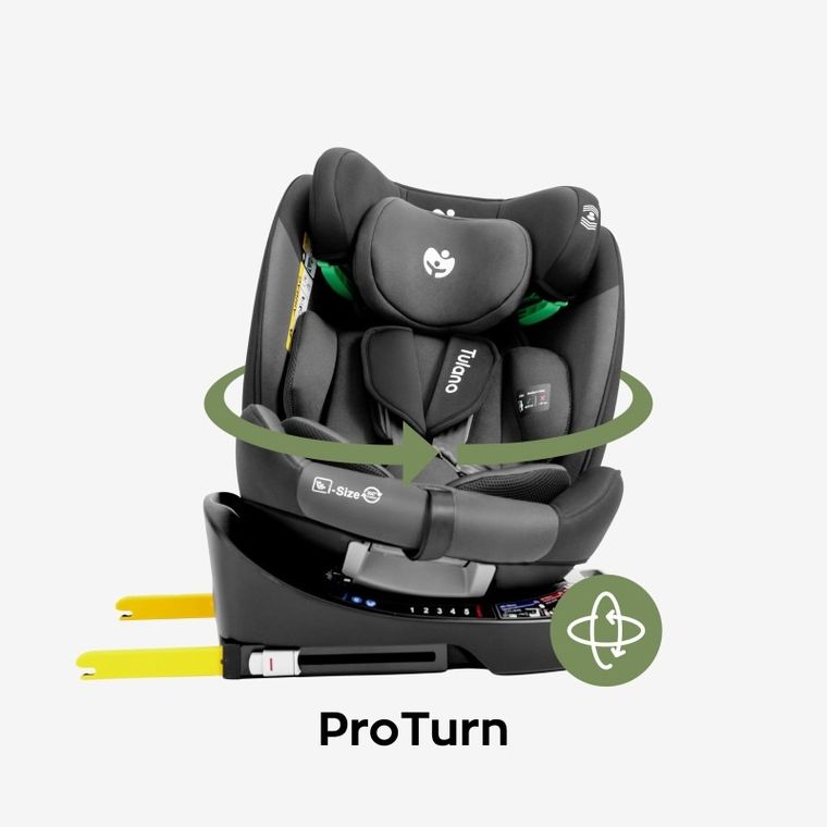 Tulano, Loom 35, fotelik samochodowy, black grey