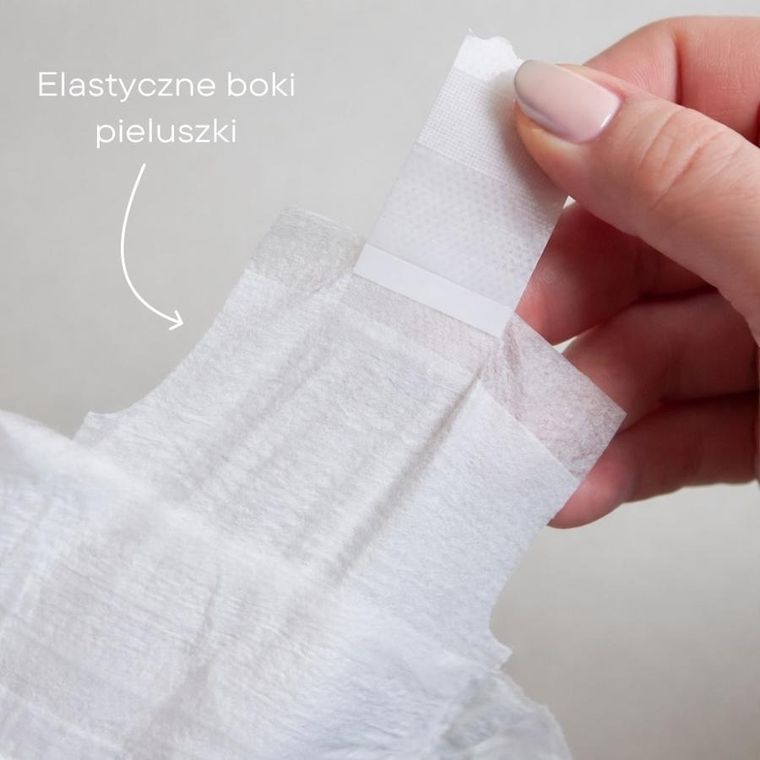 Tuttelu, bambusowe pieluszki jednorazowe, rozmiar 2, 3-6 kg, 32 szt.