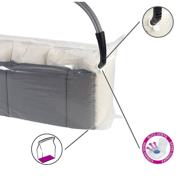 Uniwersalny worek próżniowy, Cube XXL, 90-180-50 cm