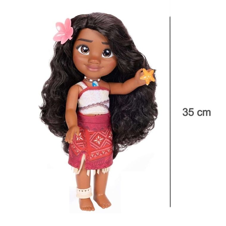 Vaiana 2, Moana, lalka interaktywna, 35 cm, zestaw z akcesoriami